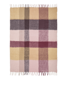 Koc z moheru Blur - Blur Mohair Blanket - Butter/Pale Rose - Ferm Living