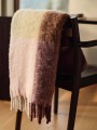 Koc z moheru Blur - Blur Mohair Blanket - Butter/Pale Rose - Ferm Living