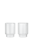 Szklanki termiczne 2 szt. Ripple - Ripple Thermal Glasses - Set of 2, Clear - Ferm Living